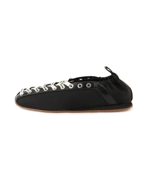 ADAM ET ROPE'(アダムエロペ)の「【GANNI(ガニー)】Lace Up Sporty Ballerina Nylon(スニーカー・レディース・ブラック・36.0/37.0/38.0)」の5枚目の写真