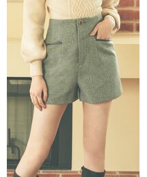 RESEXXY | 合皮パイピングティックショートパンツ【セットアップ着用可能】(その他パンツ)