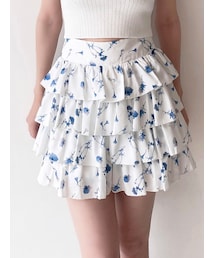 RESEXXY | 【memorif.】フラワーフリルショートパンツ【セットアップ着用可能】(その他パンツ)