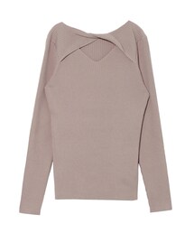 LAGUNAMOON | ツイストリブニットプルオーバー(ニット/セーター)