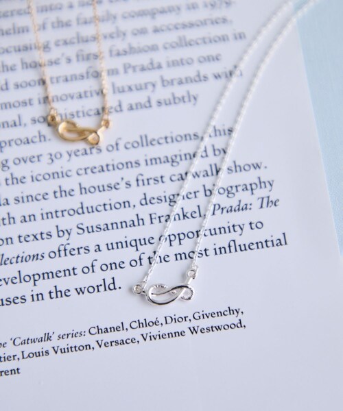 VIS（ビス）の「ノットデザインネックレス（ネックレス・レディース・ゴールド/シルバー・F）」の6枚目の写真