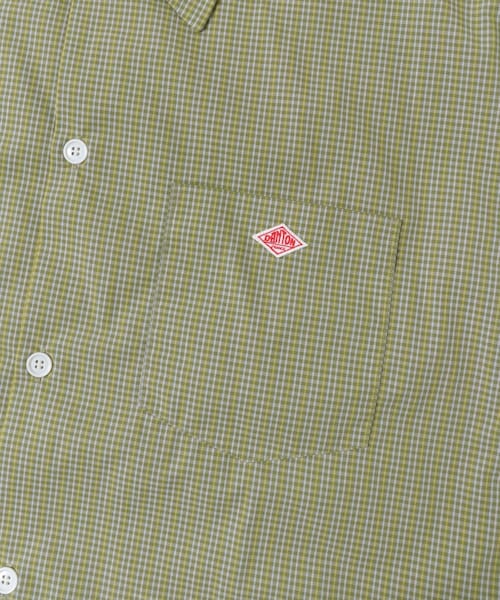 URBAN RESEARCH DOORS(アーバンリサーチドアーズ)の「DANTON SHORT SLEEVE SHIRTS(シャツ/ブラウス・メンズ・GRN×YLW/BLU×WHT・40/42/44)」の6枚目の写真
