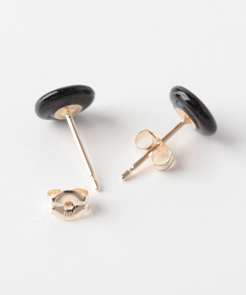 かぐれ（カグレ）の「Toile　DS BEADS PIERCE（ピアス（両耳用）・レディース・WH/BK・Free）」の7枚目の写真