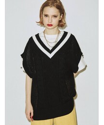 jouetie | ルーズニットベスト(ベスト)