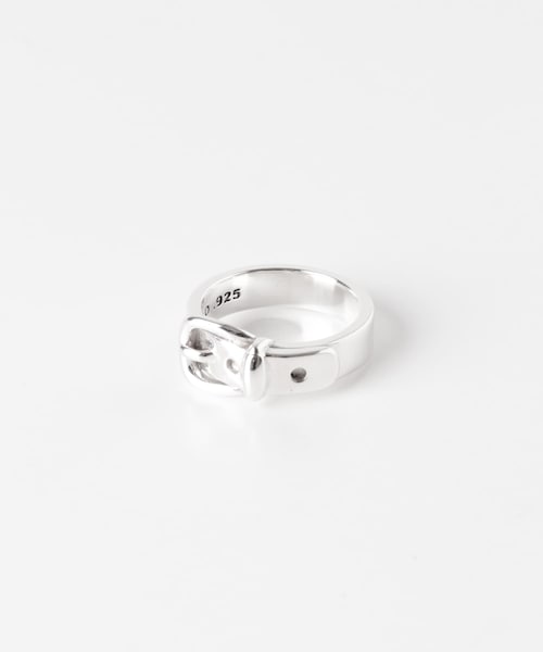 URBAN RESEARCH(アーバンリサーチ)の「XOLO BUCKLE RING(リング・メンズ・SILVER・L)」の1枚目の写真