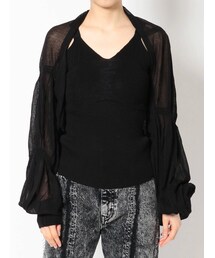 EMODA | シャーリングボレロニットセット(カーディガン/ボレロ)