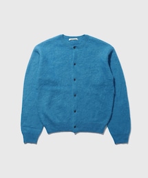 ADAM ET ROPE' | 【AURALEE/オーラリー】GARMENT-DYED BABY ALPACA FUR KNIT C/NECK CARDIGAN(カーディガン/ボレロ)