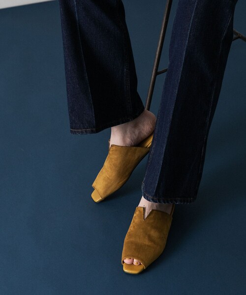 SENSE OF PLACE by URBAN RESEARCH（センスオブプレイスバイアーバンリサーチ）の「スリットサンダル（サンダル・レディース・YELLOW/BLACK/GREIGE/BLUE・S/M/L）」の5枚目の写真