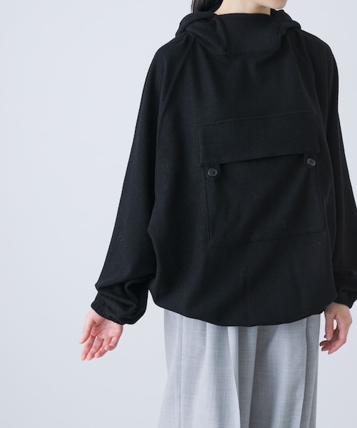 かぐれ（カグレ）の「HAVERSACK　バランサーミルドフーデットパーカー（パーカー・レディース・Black・2）」の11枚目の写真