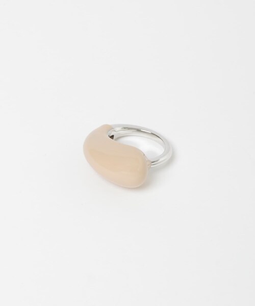 URBAN RESEARCH(アーバンリサーチ)の「JAMIRAY ENA DROP RING(リング・レディース・WHITE/BROWN・13)」の4枚目の写真