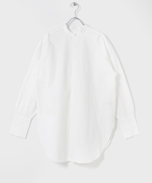 かぐれ（カグレ）の「コットンチュニックシャツ（シャツ/ブラウス・レディース・OFF/L/GRAY・Free）」の10枚目の写真