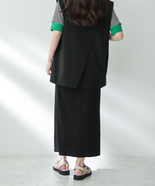 SENSE OF PLACE by URBAN RESEARCH（センスオブプレイスバイアーバンリサーチ）の「スリットペンシルスカート（スカート・レディース・GREIGE/BLACK/BROWN・S/M）」の11枚目の写真