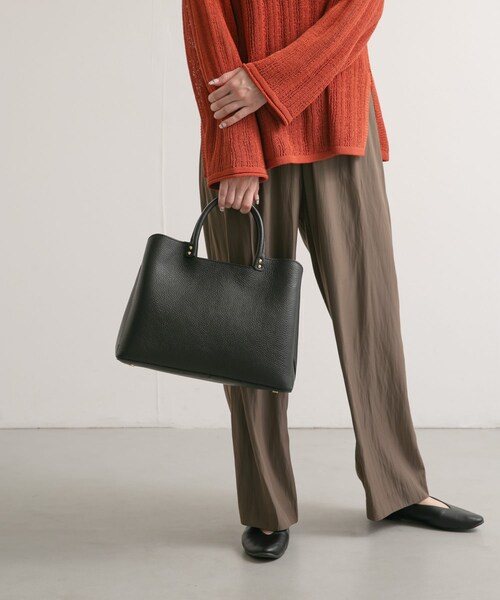 URBAN RESEARCH DOORS（アーバンリサーチドアーズ）の「MARCO BIANCHINI　ビッグスウェード2WAYBAG（トートバッグ・レディース・black/brown・one）」の9枚目の写真