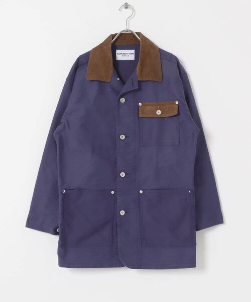 URBAN RESEARCH（アーバンリサーチ）の「NOMARHYTHM TEXTILE　French Work Coverall Jk（カバーオール・レディース・Blue・1）」の7枚目の写真