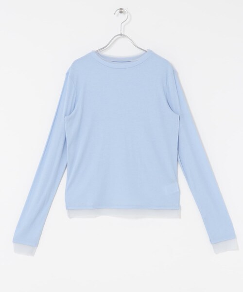 URBAN RESEARCH ROSSO（アーバンリサーチロッソ）の「シアードッキングカットソー（Tシャツ/カットソー・レディース・OFF/MOON STONE/NAVY・FREE）」の11枚目の写真