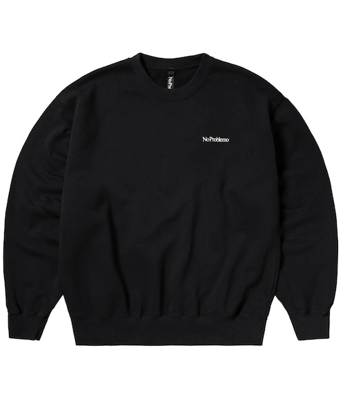 bonjour records（ボンジュールレコーズ）の「No Problemo/ノープロブレモ Mini Problemo Sweatshirt（スウェット・レディース・ブラック・L/M/S/XL）」の4枚目の写真