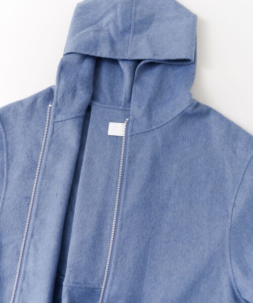 KBF（ケイビーエフ）の「フードWIDEショートコート∴（テーラードジャケット・レディース・L/BLUE/BEIGE/NAVY・one）」の11枚目の写真