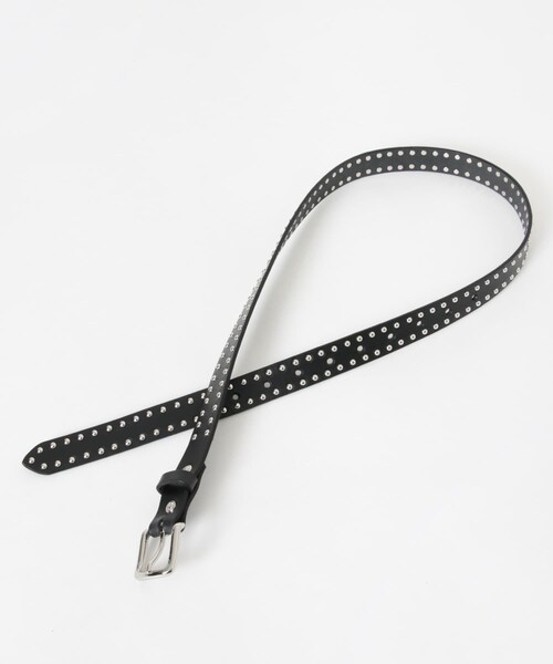 URBAN RESEARCH(アーバンリサーチ)の「『別注』 MASTER&Co.×URBAN RESEARCH STUDS 24mm BELT(ベルト・メンズ・99 BLACK・32)」の4枚目の写真