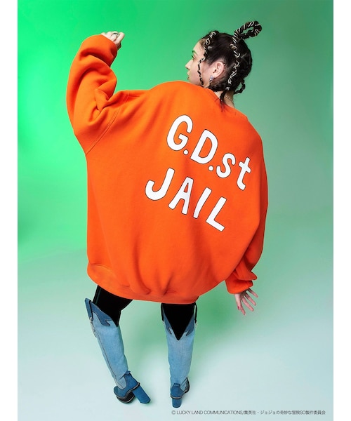 PAMEO POSE（パメオポーズ）の「JOJO G.Ｄ.st JAILプルオーバー（Tシャツ/カットソー・レディース・オレンジ・F）」の12枚目の写真