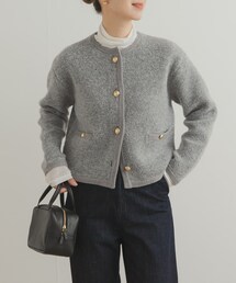 URBAN RESEARCH DOORS | ノーカラーニットカーディガン(カーディガン/ボレロ)