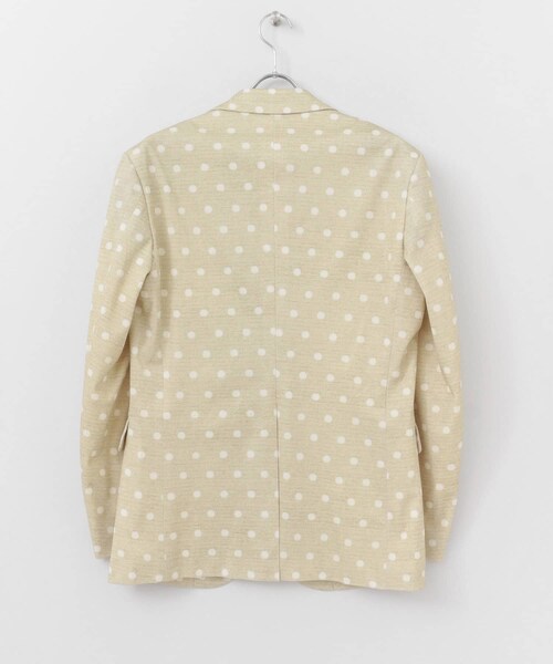 URBAN RESEARCH（アーバンリサーチ）の「MEHRABIAN55 by URBAN RESEARCH　ドットパターンピークドジャケット（テーラードジャケット・メンズ・WHITE/BLACK・44/46/48）」の7枚目の写真