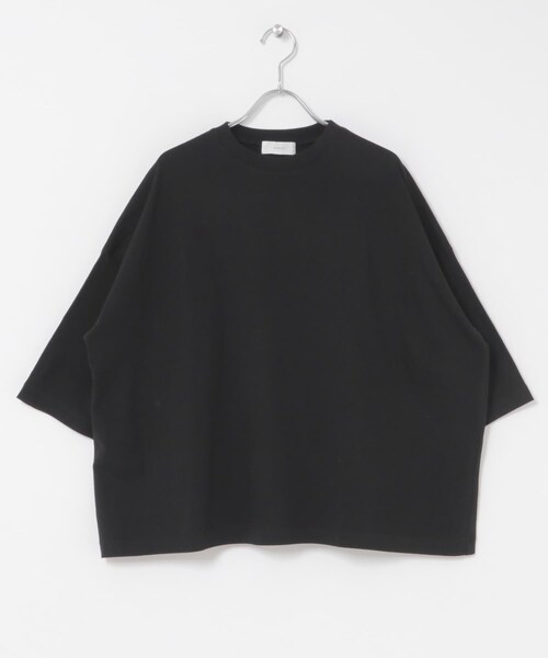 かぐれ（カグレ）の「ワイド6分袖プルオーバー（Tシャツ/カットソー・レディース・OFF/INK BLACK/GREGE/BROWN・Free）」の21枚目の写真