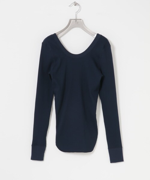 URBAN RESEARCH（アーバンリサーチ）の「『別注』HAKUJI×URBAN RESEARCH　ORGANIC COTTON LONG-SLEEVE PULLOVER（Tシャツ/カットソー・レディース・NAVY/BLACK/WHITE・Free）」の17枚目の写真