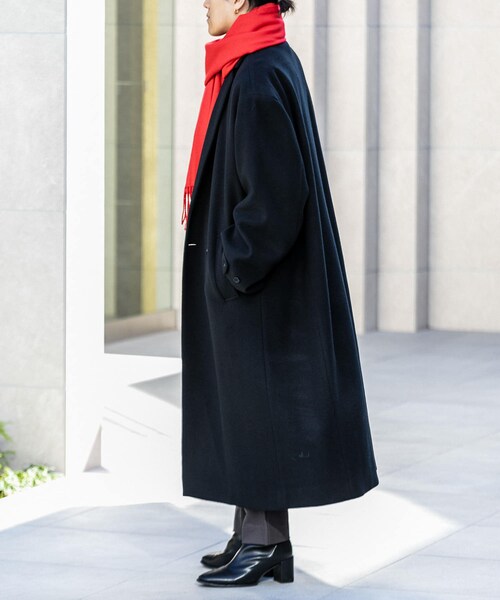 SENSE OF PLACE by URBAN RESEARCH(センスオブプレイスバイアーバンリサーチ)の「『わたべ×SOP』ダブルロングコート(チェスターコート・メンズ・GRAY/BLACK・M/L)」の10枚目の写真