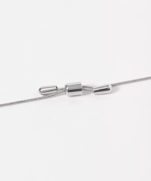 URBAN RESEARCH DOORS（アーバンリサーチドアーズ）の「カーブスライドネックレス（ネックレス・レディース・GOLD/SILVER・one）」の7枚目の写真
