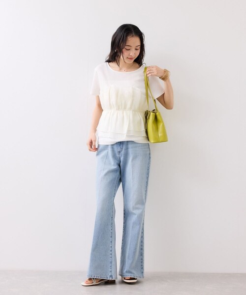 VIS（ビス）の「ラインストーンサンダル/2WAY（サンダル・レディース・ブラック/キナリ・L/M）」の14枚目の写真