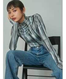 EMODA | ダブルネックボディトップ(Tシャツ/カットソー)