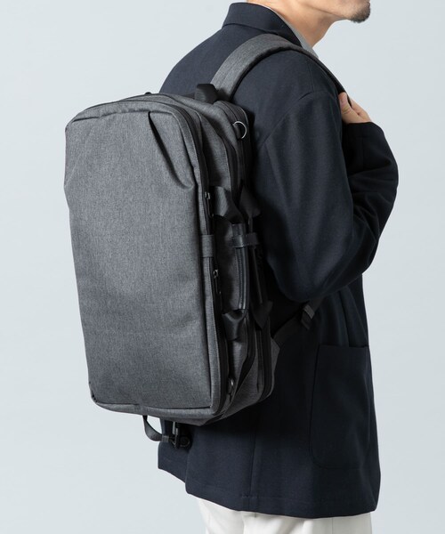 RODE SKO（ロデスコ）の「撥水タック3WAYリュックサック（バックパック/リュック・メンズ・BLACK/CHARCOAL・one）」の19枚目の写真