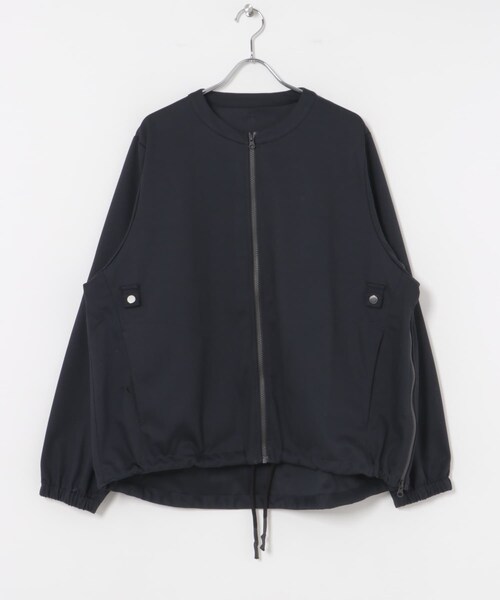 URBAN RESEARCH（アーバンリサーチ）の「UNTRACE　ジッパーカーディガン（ブルゾン・メンズ・DARK NAVY/BLACK/CHARCOAL・1/2）」の12枚目の写真