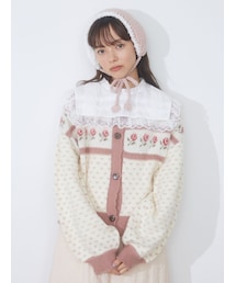 merry jenny | flower gardenニットカーディガン(カーディガン/ボレロ)