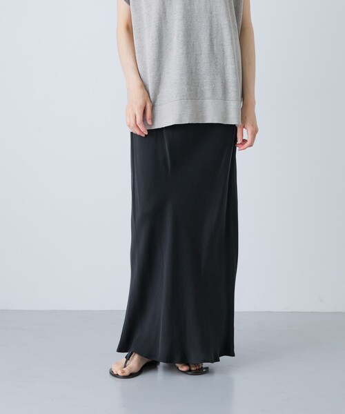 『2サイズ展開』キュプラスカート