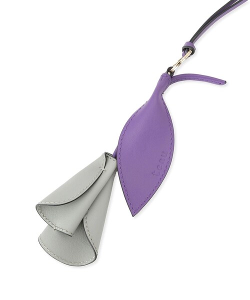 ROPE'(ロペ)の「【teau・牛革】panier pansy ring charm(キー/バッグチャーム・ネックレス)(チャーム・レディース・ブラック/グレー/キャメル/ピンク/イエロー・F)」の20枚目の写真