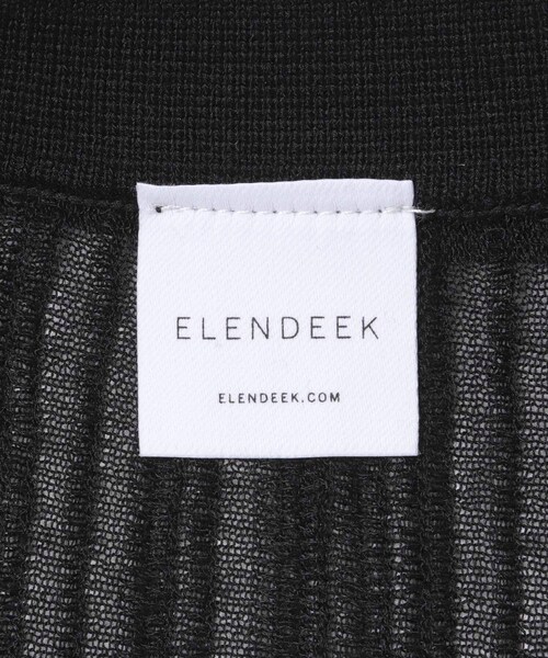 URBAN RESEARCH ROSSO（アーバンリサーチロッソ）の「ELENDEEK　SHEER PLEATS KNIT TOP（カーディガン/ボレロ・レディース・IVY/BLK/PNK・Free）」の12枚目の写真