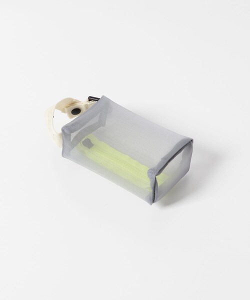 EKAL(エカル)の「TINY GARDEN PRODUCTS マルチユースメッシュポーチ ミニ(その他雑貨・メンズ・WHITE/GRAY・one)」の11枚目の写真