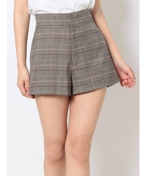GYDA | 【セットアップ着用可】H/Wグレンチェックショートパンツ(その他パンツ)