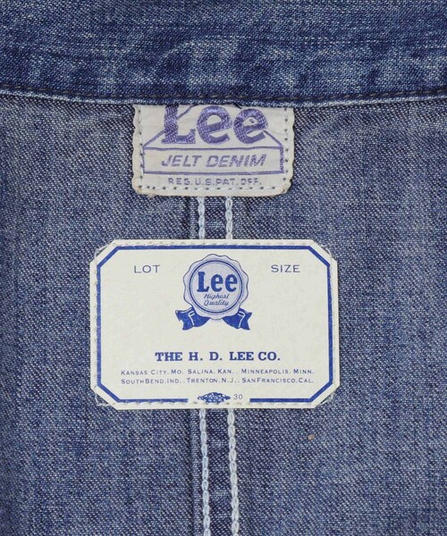 URBAN RESEARCH Sonny Label（アーバンリサーチサニーレーベル）の「Lee　VINTAGE LOCO JACKET（デニムジャケット・メンズ・DARK USED/LIGHT USED・M/L）」の9枚目の写真