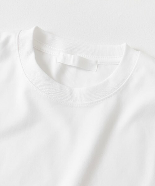 SENSE OF PLACE by URBAN RESEARCH(センスオブプレイスバイアーバンリサーチ)の「コットンスムースショートスリーブTシャツ(Tシャツ/カットソー・メンズ・WHITE/BLUE/BEIGE/BLACK・M/L)」の16枚目の写真