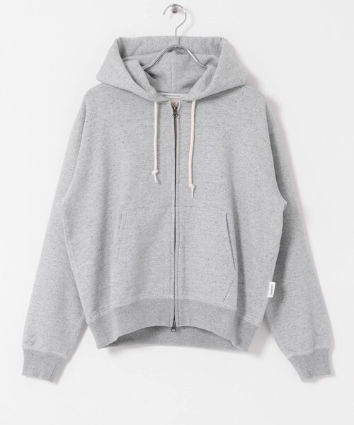 URBAN RESEARCH DOORS(アーバンリサーチドアーズ)の「commpost 反毛裏毛ジップフーディ(パーカー・メンズ・TOP GRAY・M/L/XL)」の13枚目の写真