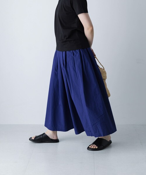 かぐれ（カグレ）の「コットンタックスカート（スカート・レディース・SANDBEIGE/ROYAL BLUE・Free）」の19枚目の写真