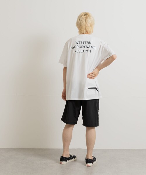 THE GOODLAND MARKET(ザグッドランドマーケット)の「Western Hydrodynamic LYCRA SHORT-SLEEVE T-SHIRTS(Tシャツ/カットソー・メンズ・WHITE/GRAY/BLACK・S/M/L/XL)」の10枚目の写真
