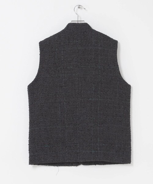 URBAN RESEARCH（アーバンリサーチ）の「SEEALL　STAND COLLAR GILET（ベスト・メンズ・BLK WATCH・3/4）」の9枚目の写真