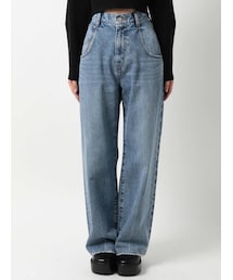 EMODA | ルーズワイドハイウエストジーンズ(デニムパンツ)