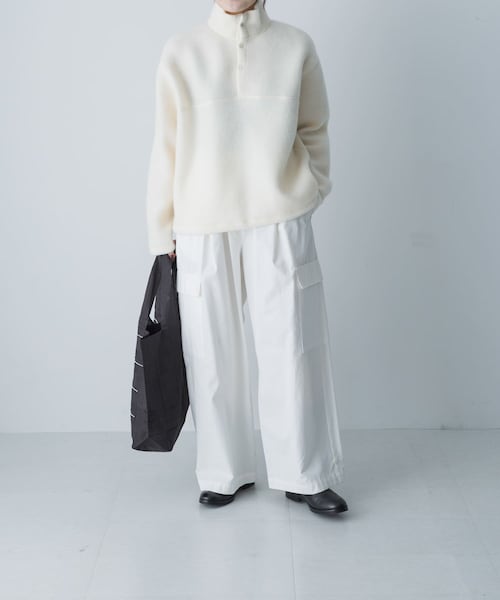 かぐれ（カグレ）の「ウールコットンフリースプルオーバー（その他トップス・レディース・OFF/BLACK・Free）」の6枚目の写真