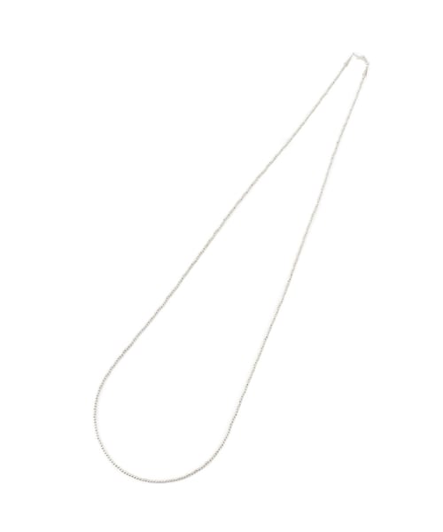 ADAM ET ROPE'（アダムエロペ）の「【ERICKA NICOLAS BEGAY】ナバホパールネックレス3mm/120cm（ネックレス・レディース・シルバー・F）」の13枚目の写真