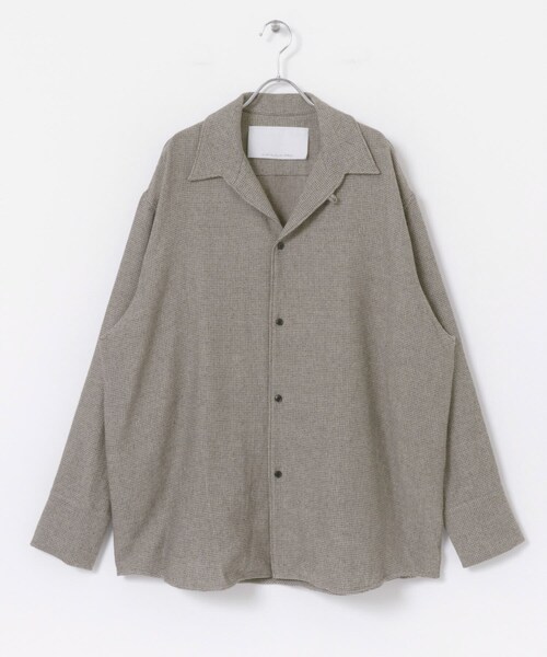 URBAN RESEARCH(アーバンリサーチ)の「nonnotte Seamless Collar OS Shirts(シャツ/ブラウス・メンズ・Taupe Top・4/5)」の6枚目の写真