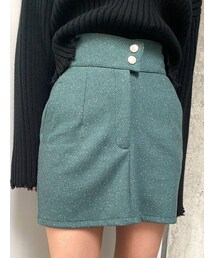 EMODA | ドットワイドベルトハイウエストスカート(スカート)